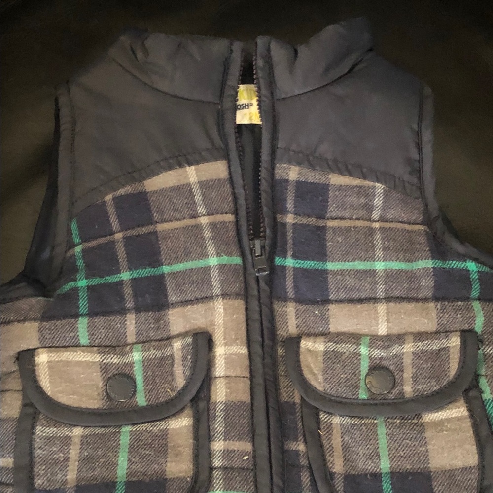 Winter vest for baby boy